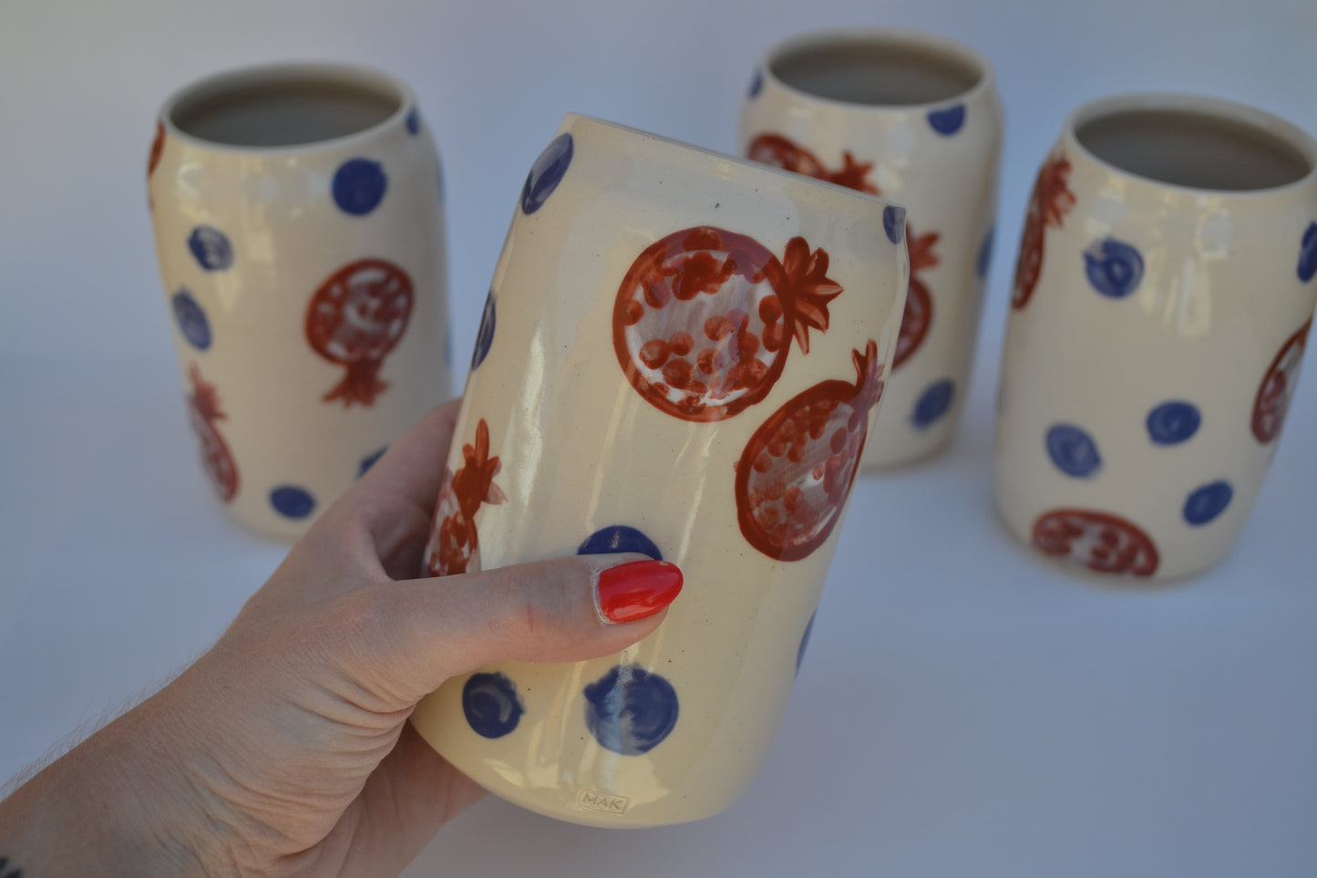 Pomegranate Blueberry Emilie Cup