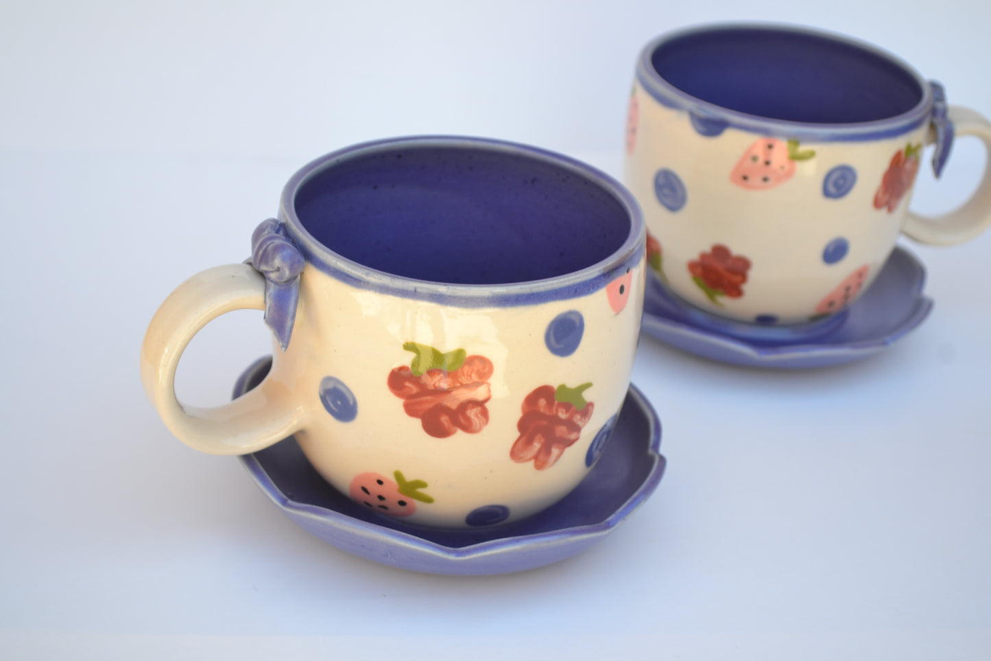 Berry Mug & Saucer Set
