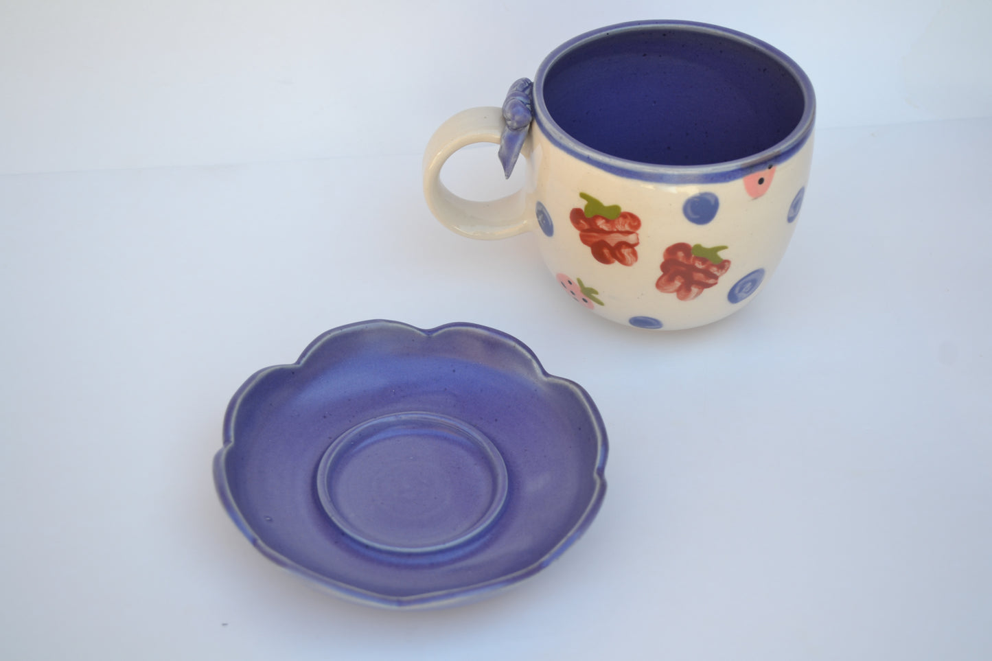 Berry Mug & Saucer Set