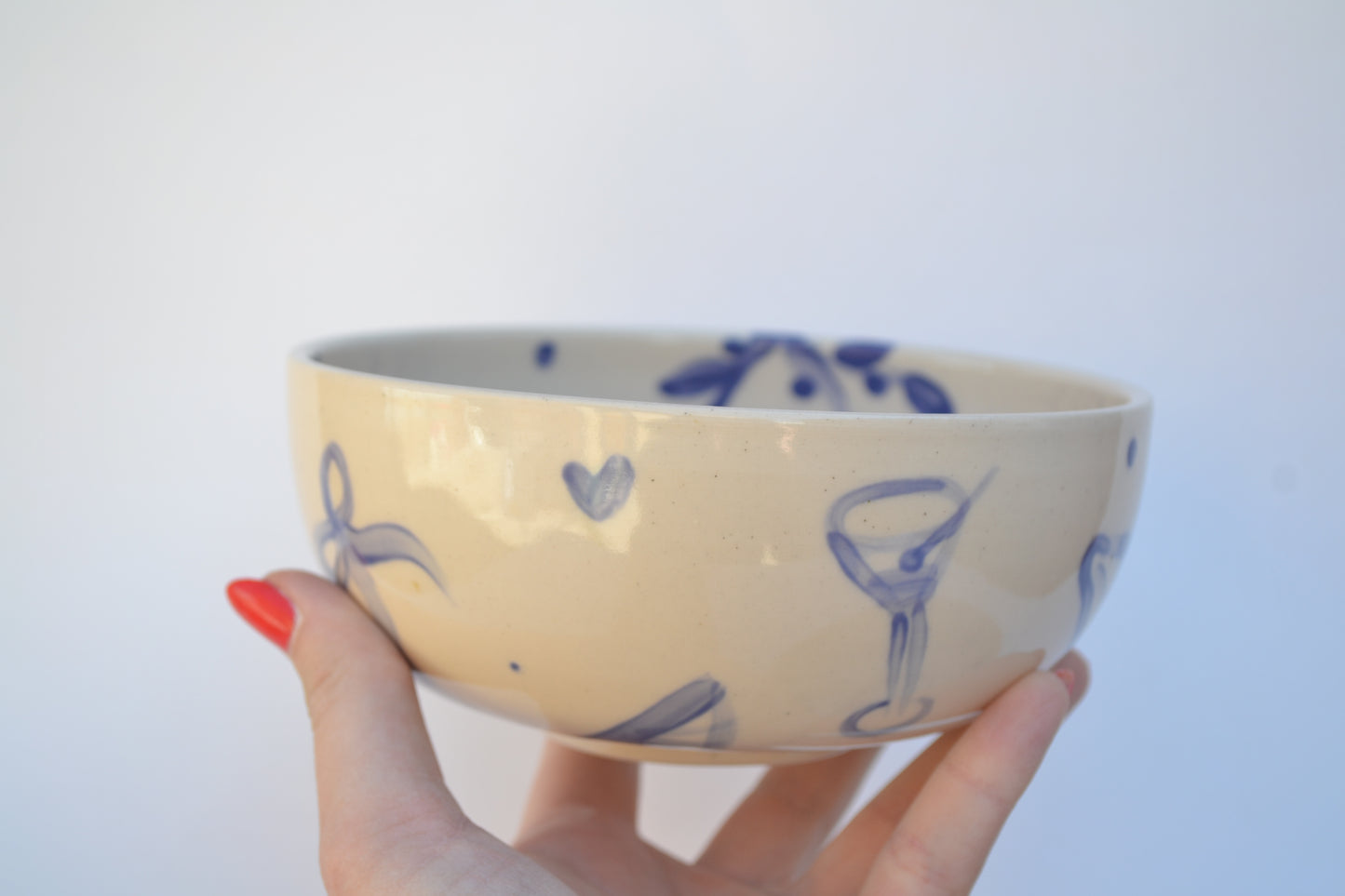 The Summery Girly Pasta Bowl set of 2