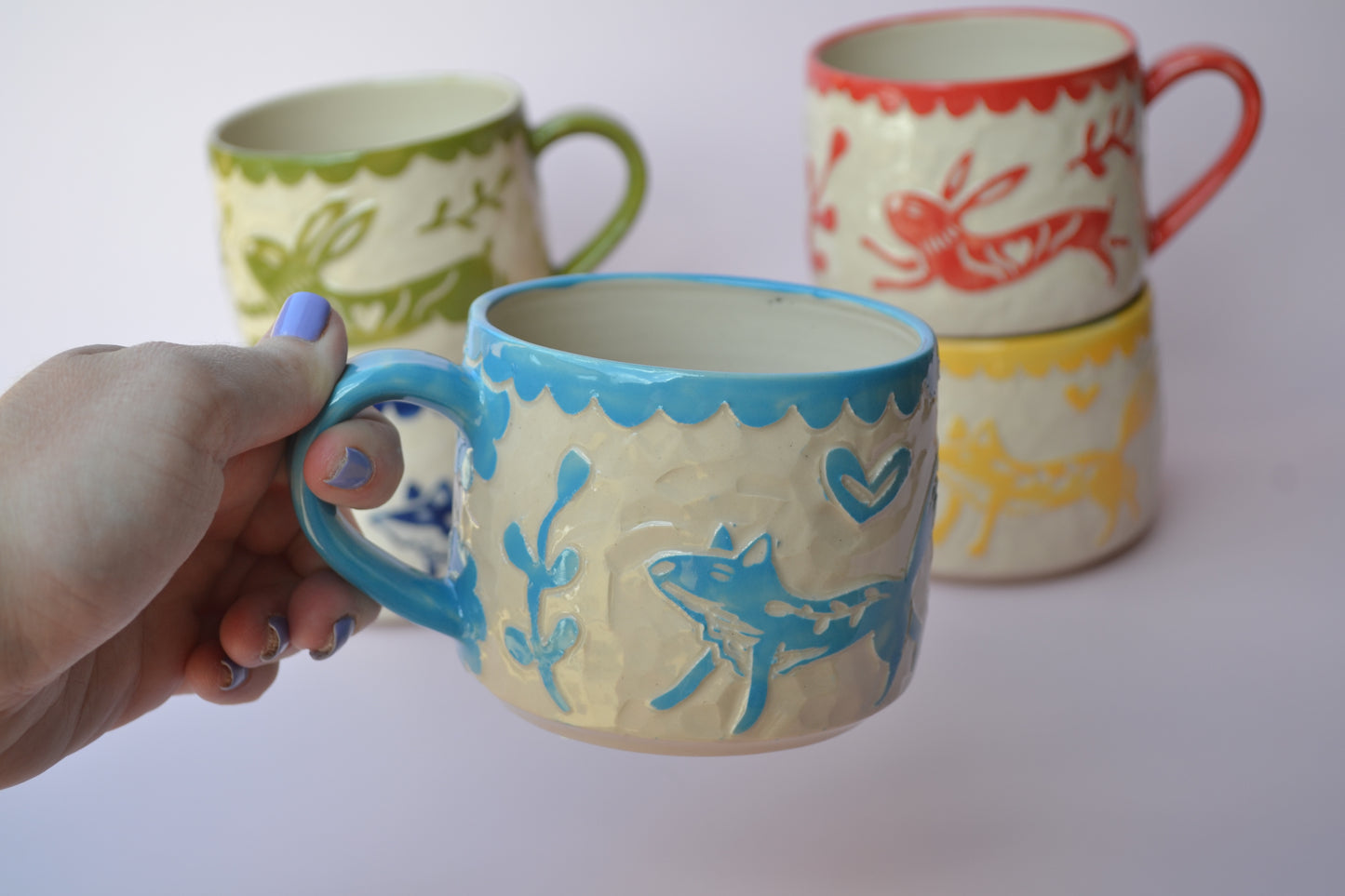 Fox & Hare Scandi Mug
