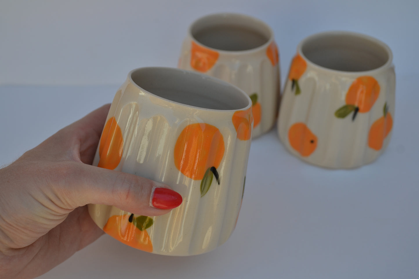 Orange Jam Jar Tumbler