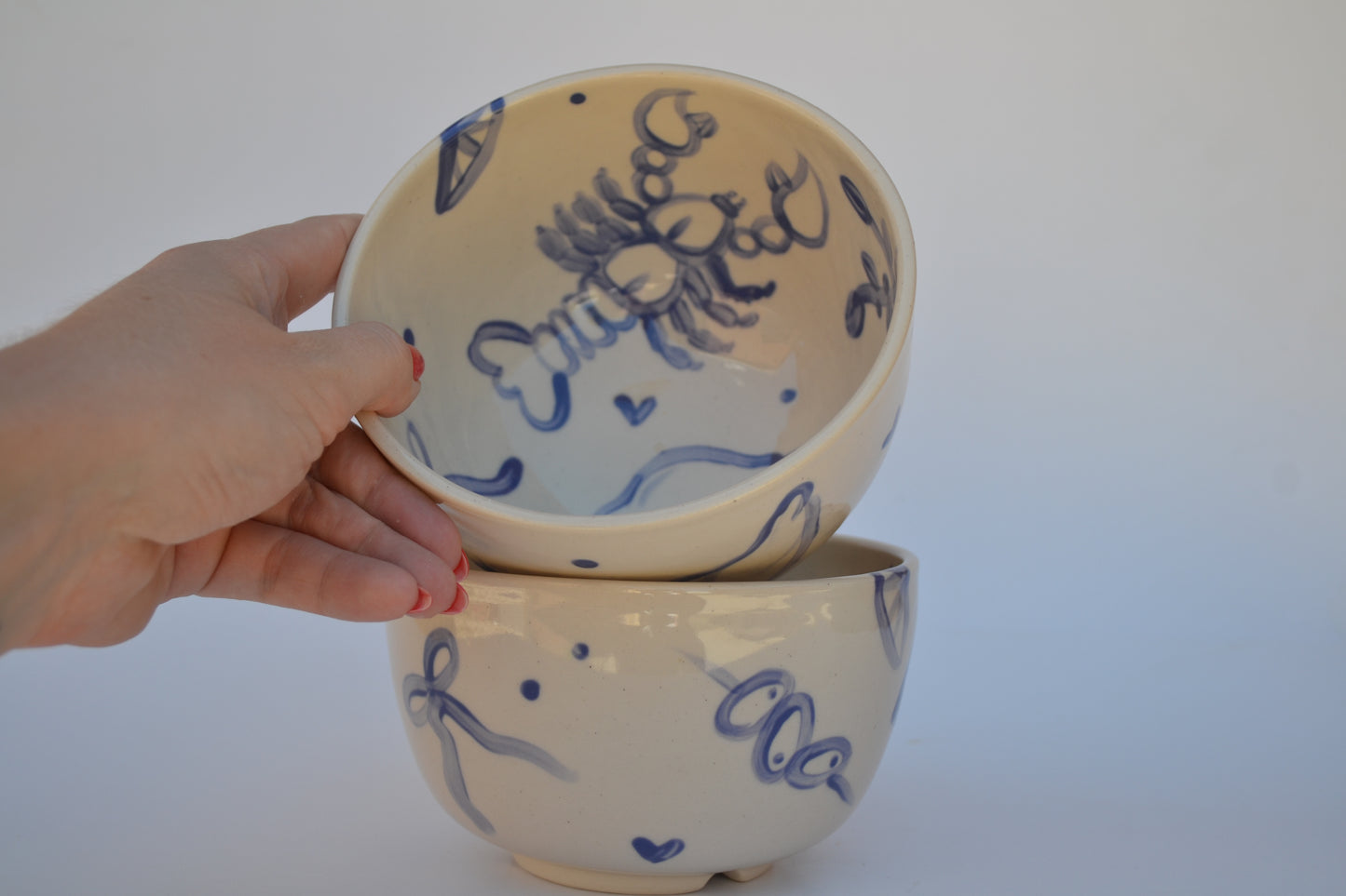 The Summery Girly Breakfast Bowl set of 2