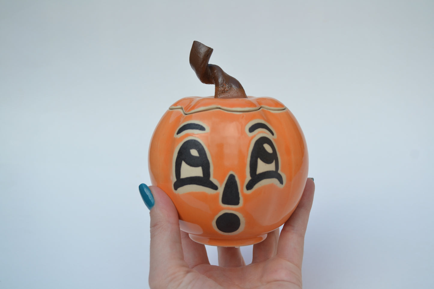 Retro Pumpkin Jar Small 2