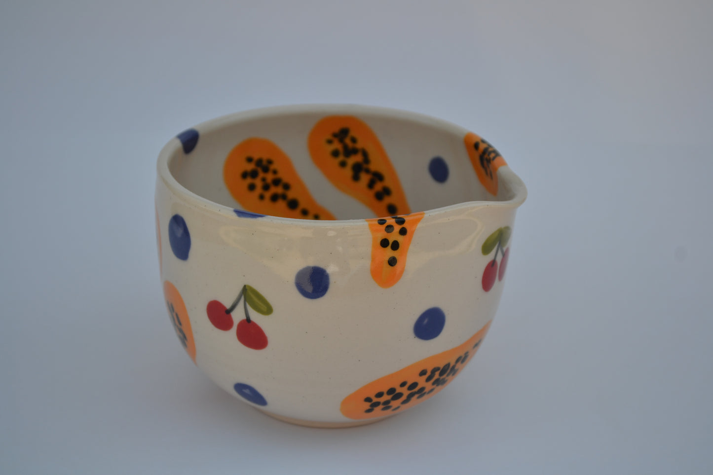 Papaya Cherry Matcha Bowl
