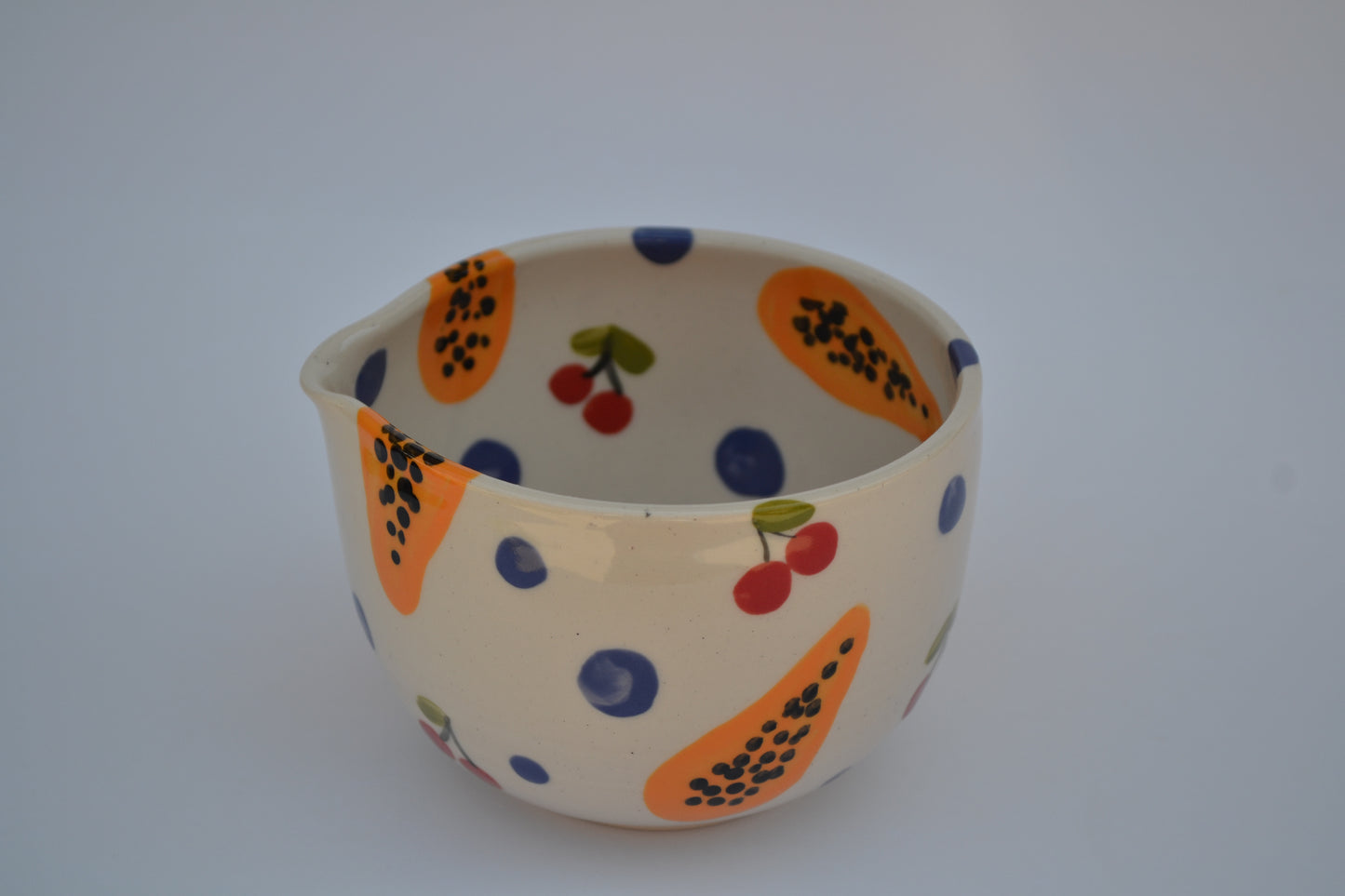 Papaya Cherry Matcha Bowl