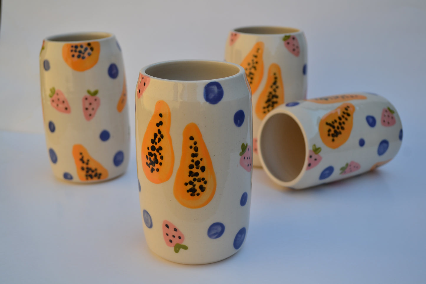 Papaya Strawberry Emilie Cup