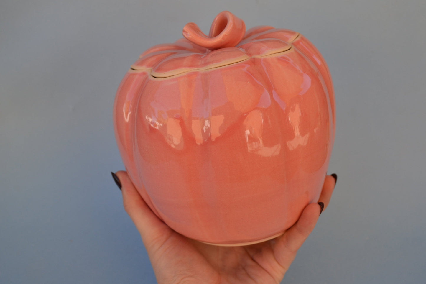 Pink Pumpkin Jar Large