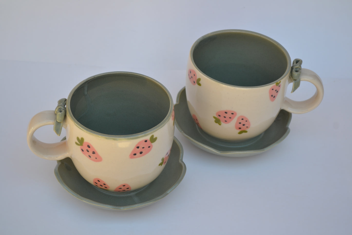 Strawberry Mug & Saucer Set