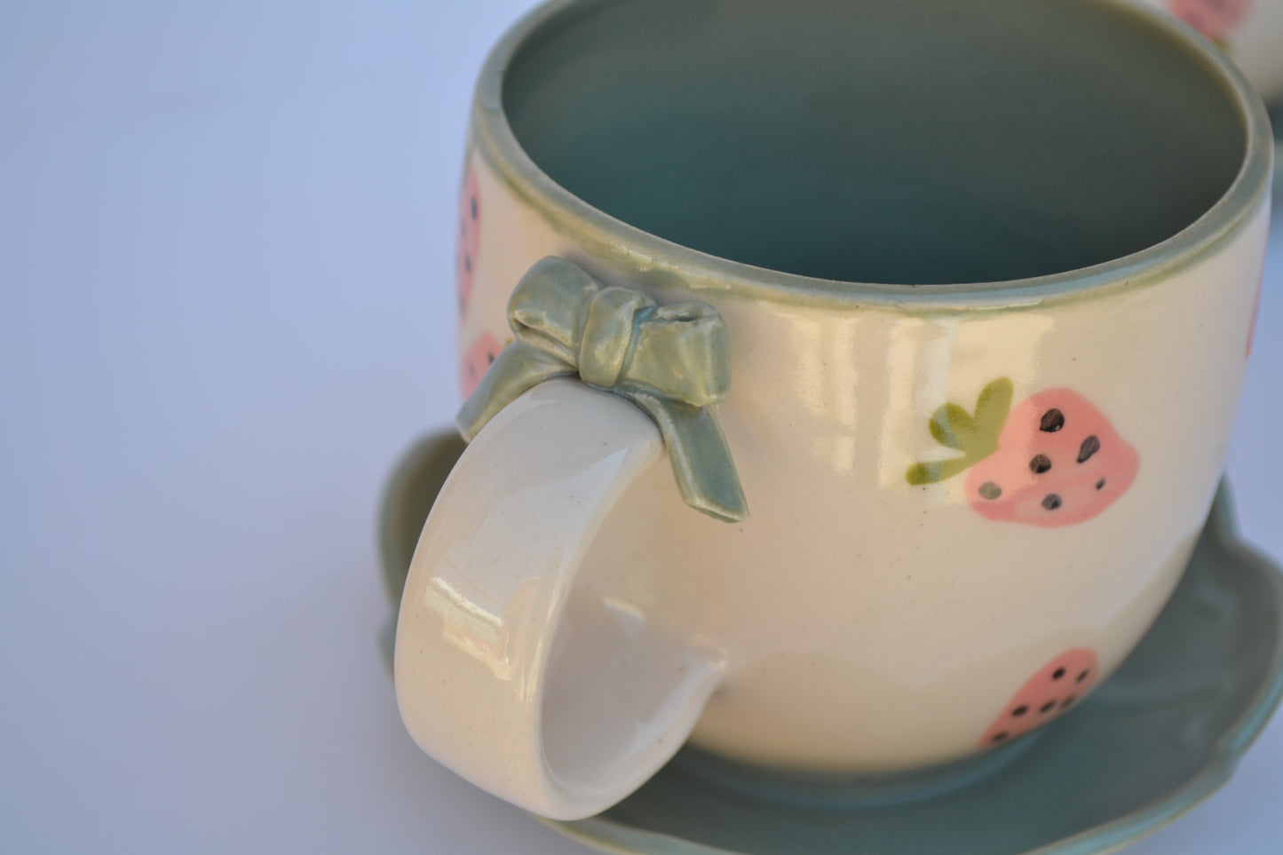 Strawberry Mug & Saucer Set