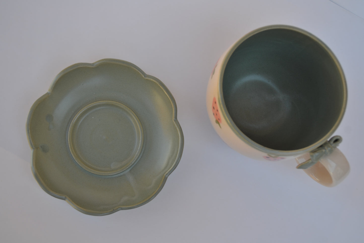 Strawberry Mug & Saucer Set