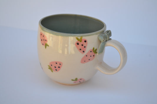 Strawberry Bow Mug
