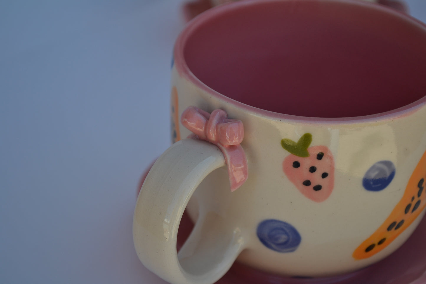Papaya Mug & Saucer Set