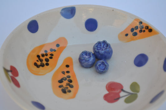 Papaya Cherry Jewelry Dish