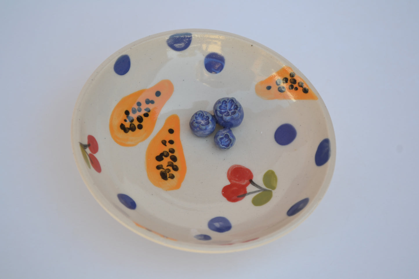 Papaya Cherry Jewelry Dish