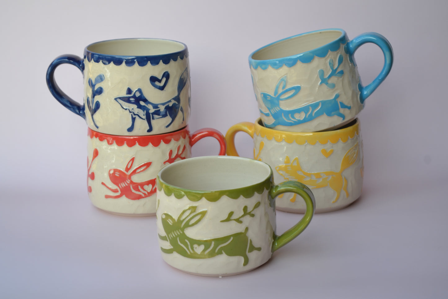 Fox & Hare Scandi Mug