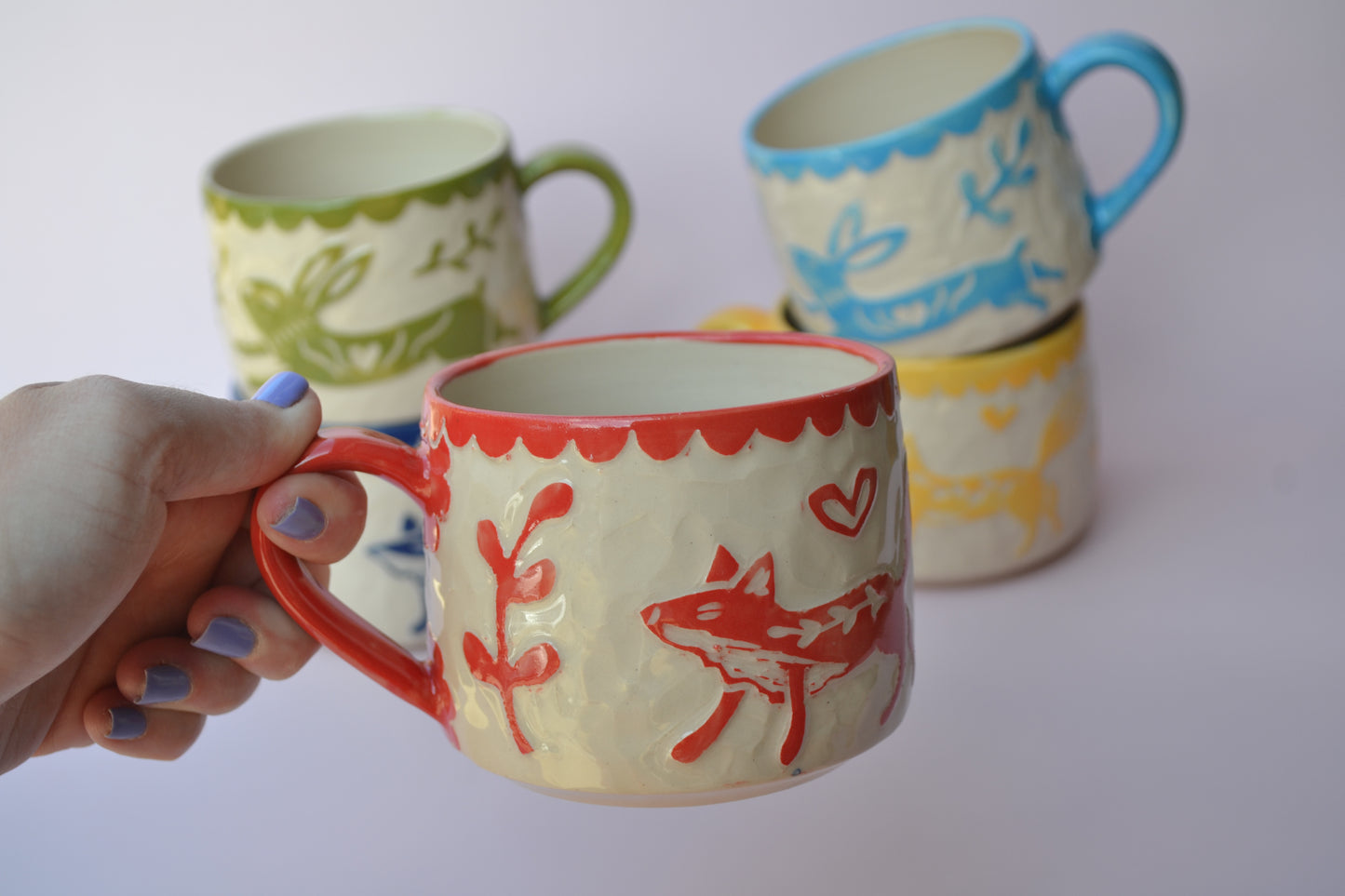 Fox & Hare Scandi Mug