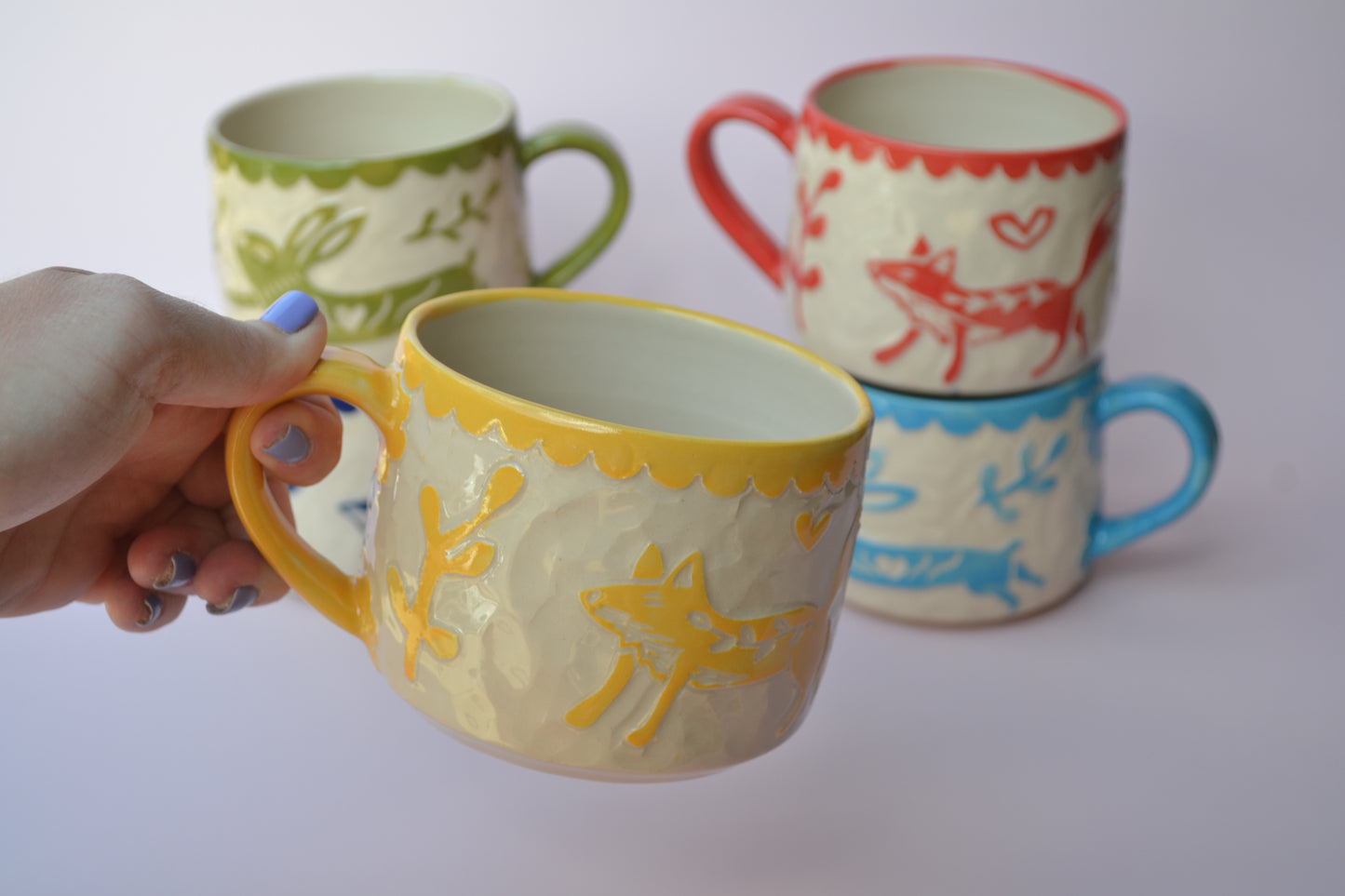 Fox & Hare Scandi Mug