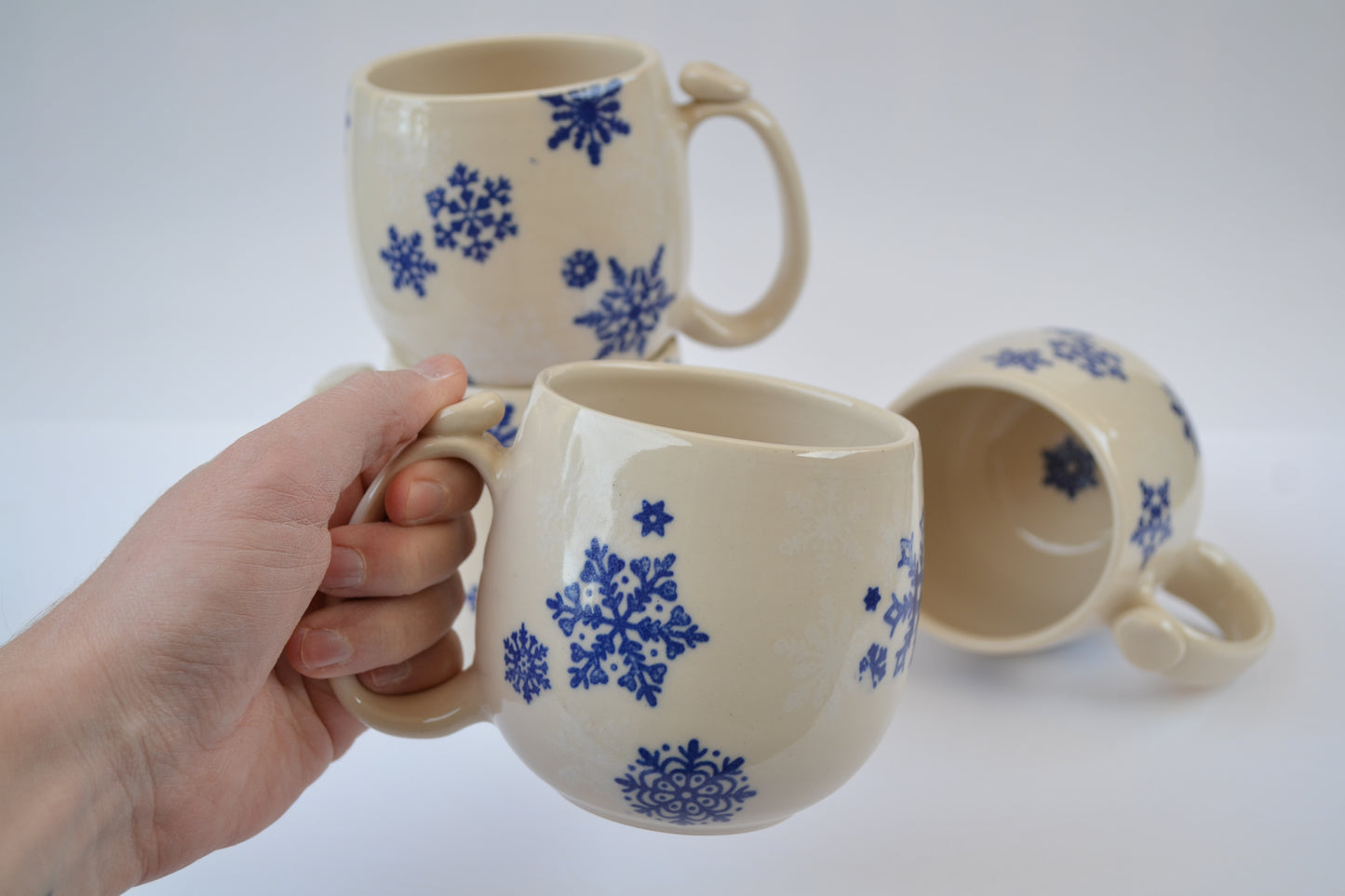 Snowflake Thumb Mug