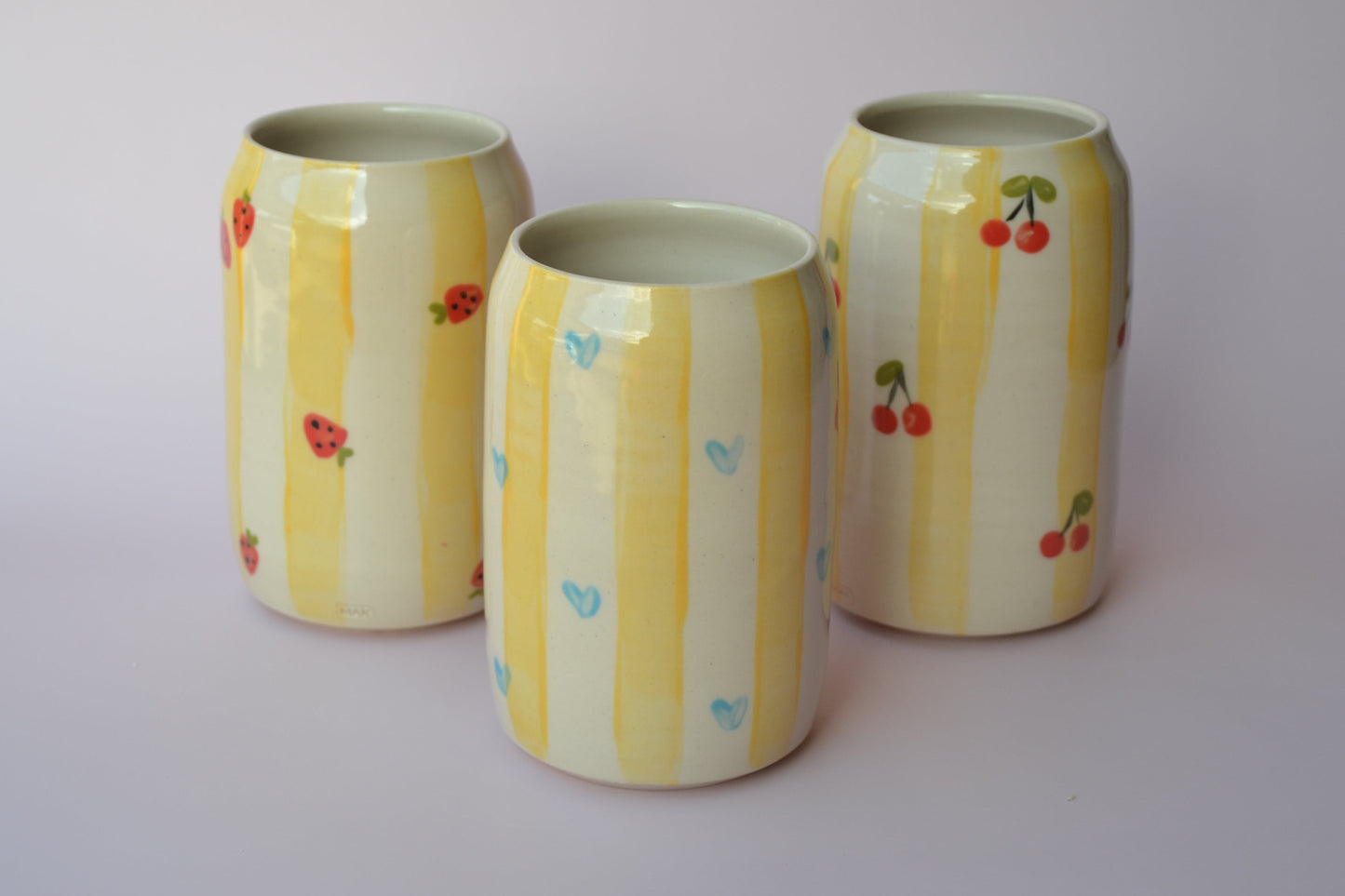 Yellow Stripes Emilie Cup
