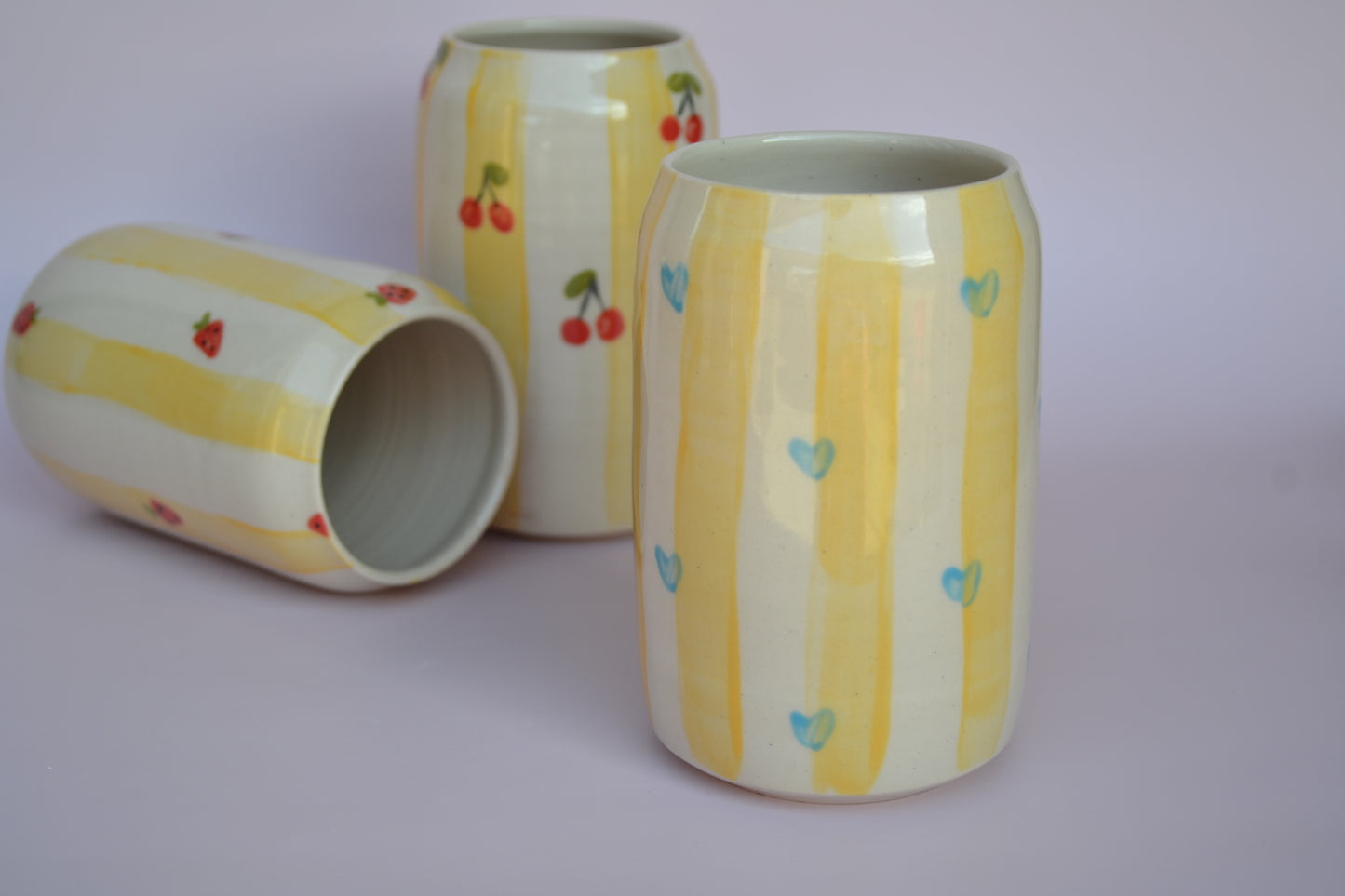 Yellow Stripes Emilie Cup