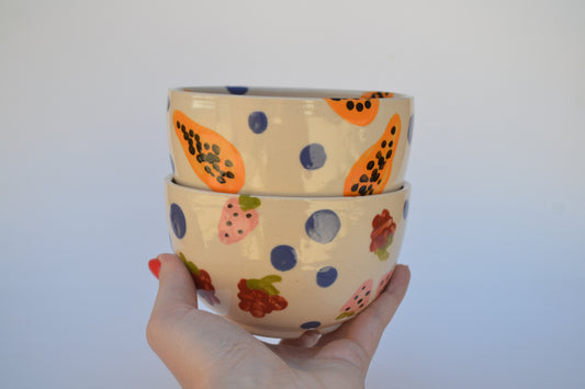 Fruity Breakfast Bowls set of 2