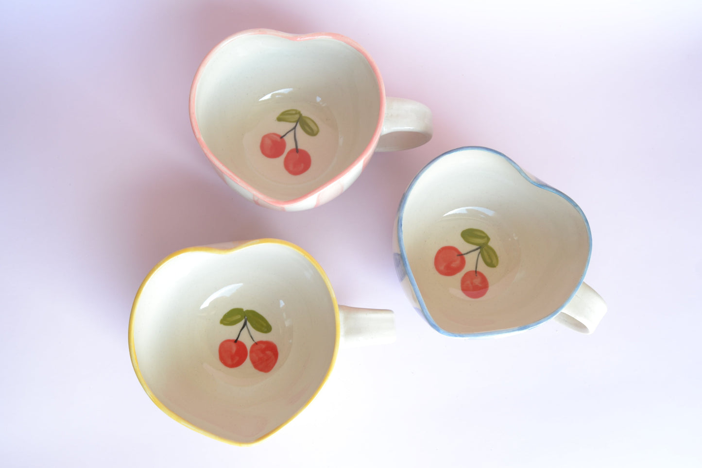 Stripes Heart Mug
