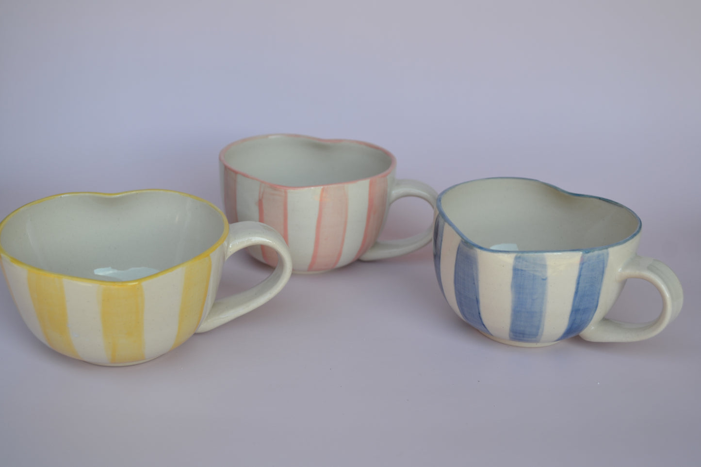Stripes Heart Mug