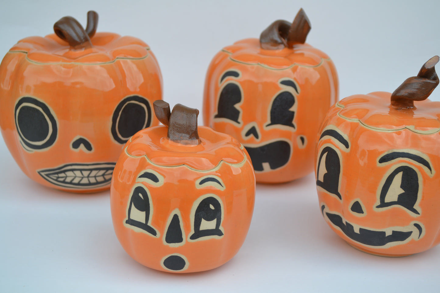 Retro Pumpkin Jar Medium 1