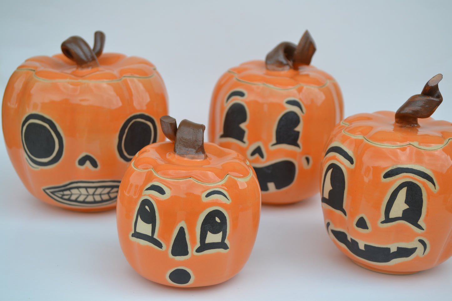 Retro Pumpkin Jar Small 1