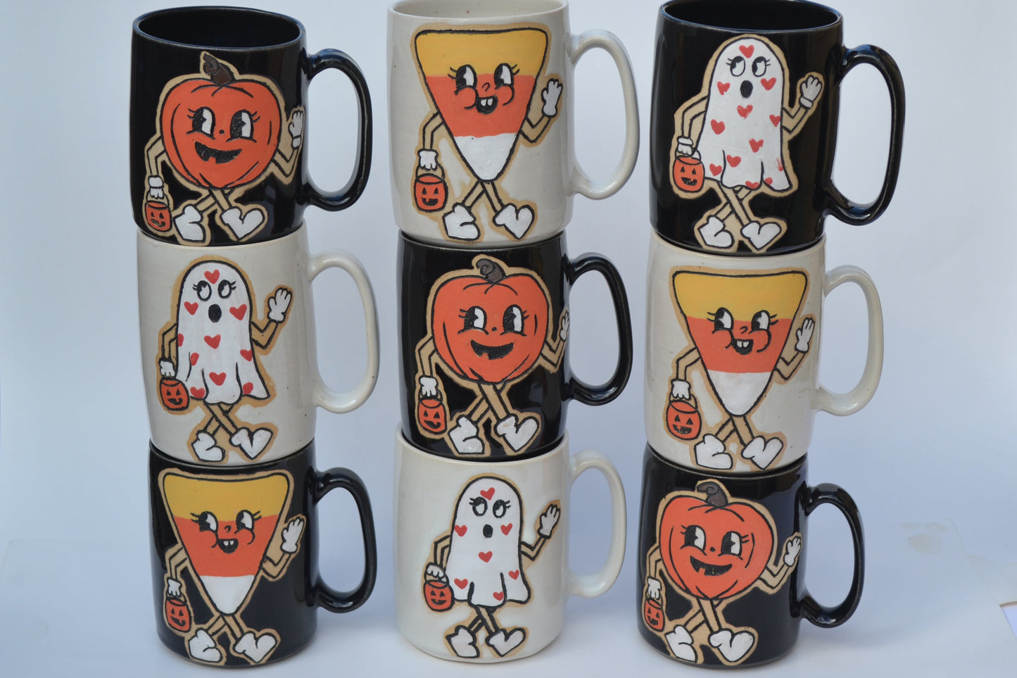 Retro Ghost Mug White