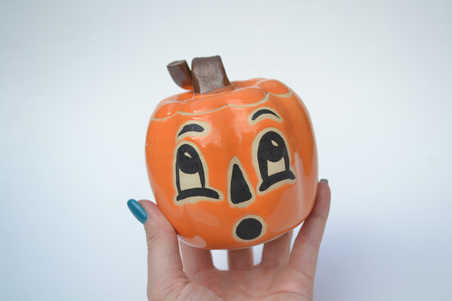 Retro Pumpkin Jar Small 1