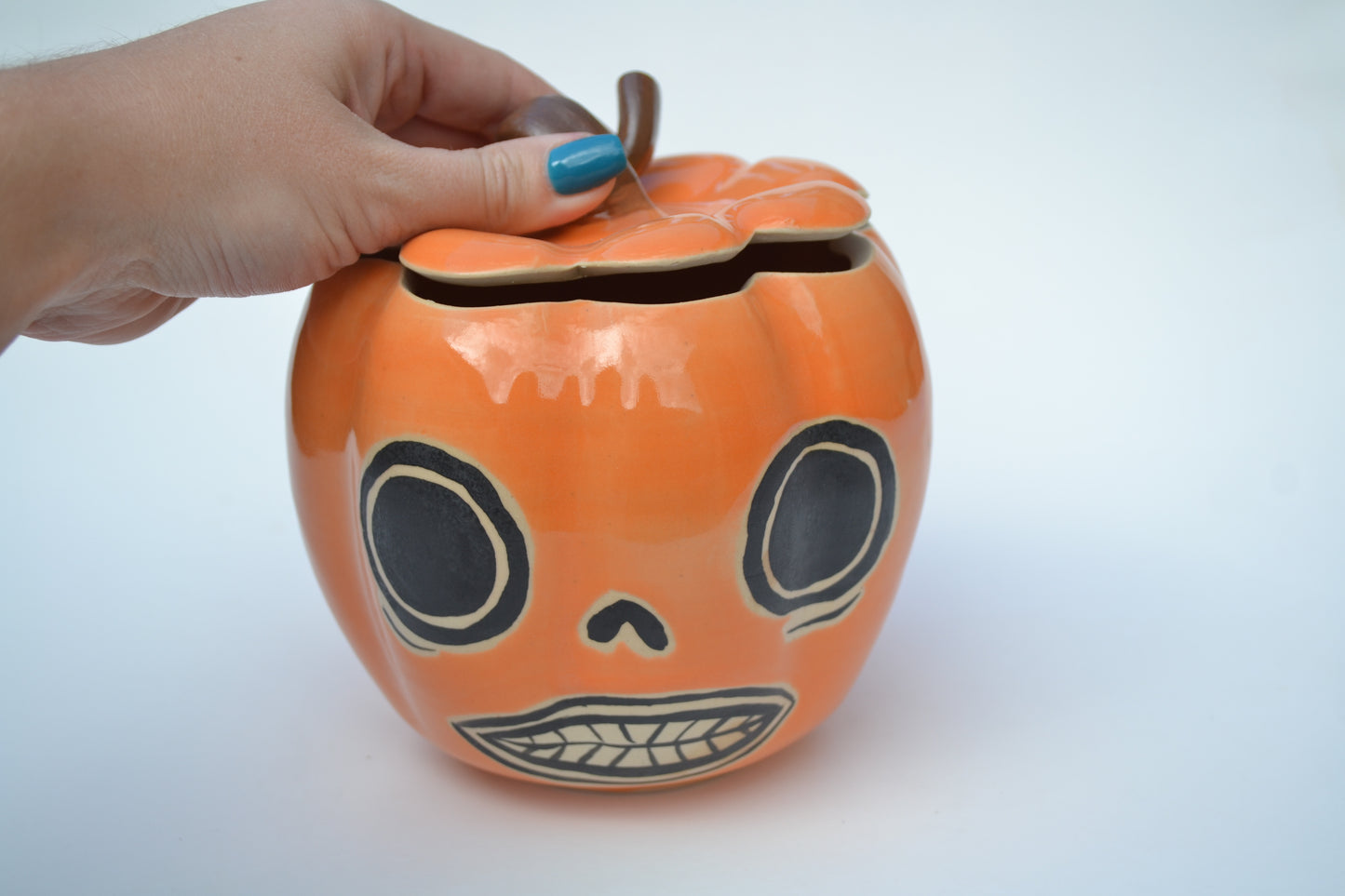 Retro Pumpkin Jar Large 4