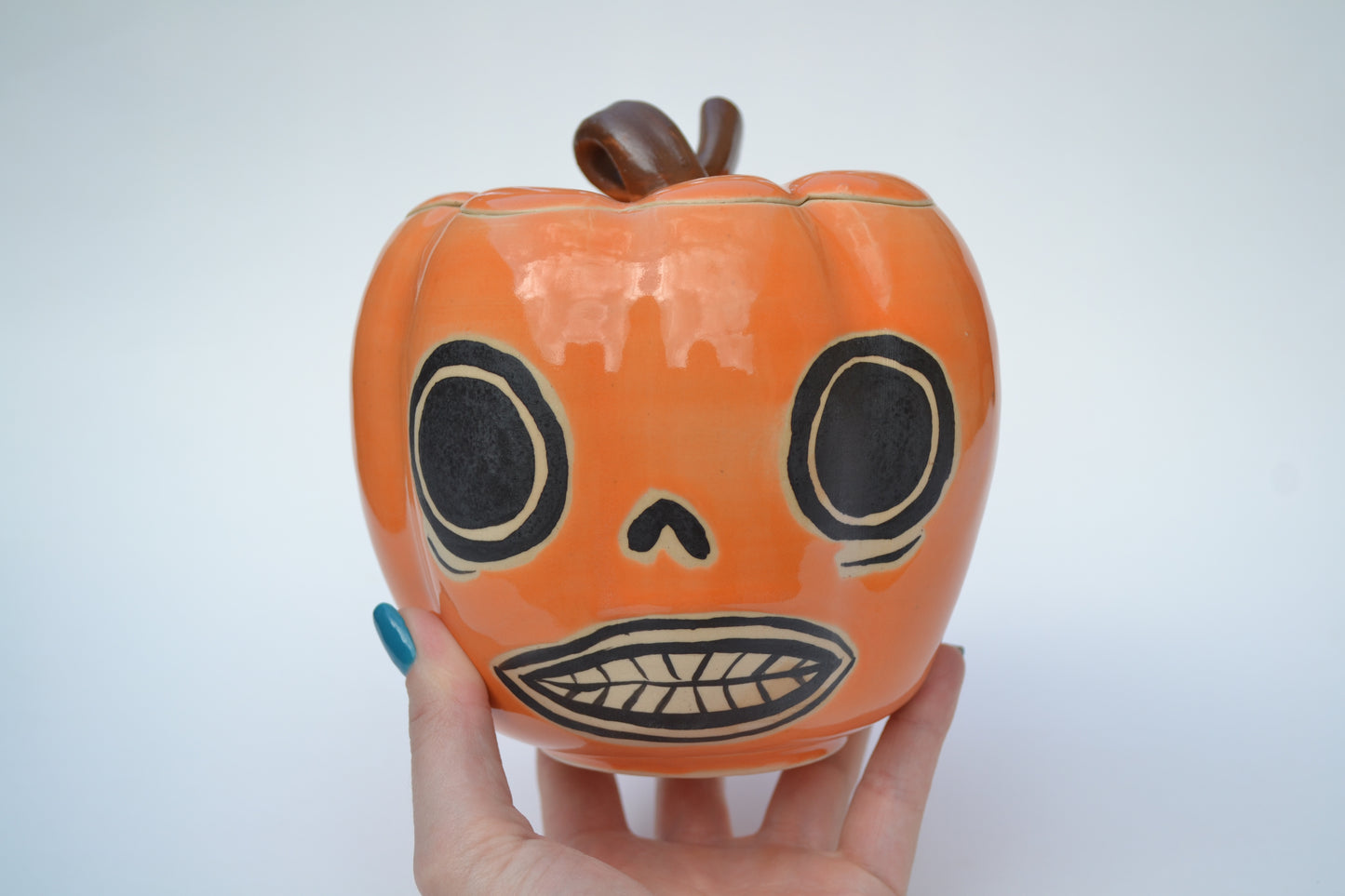Retro Pumpkin Jar Large 4