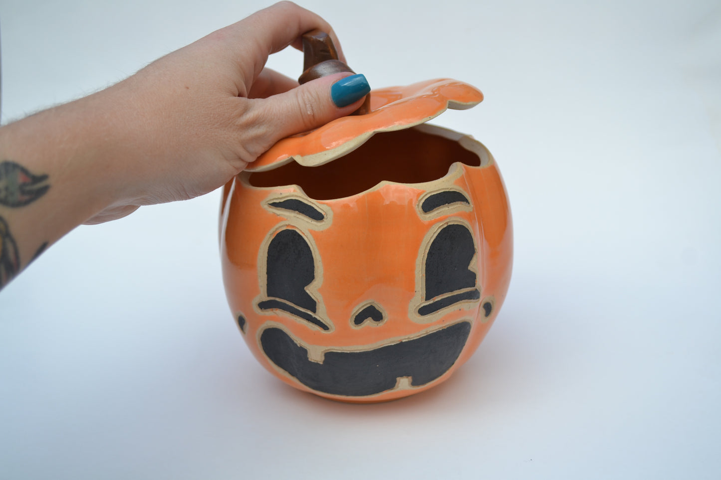Retro Pumpkin Jar Large 2