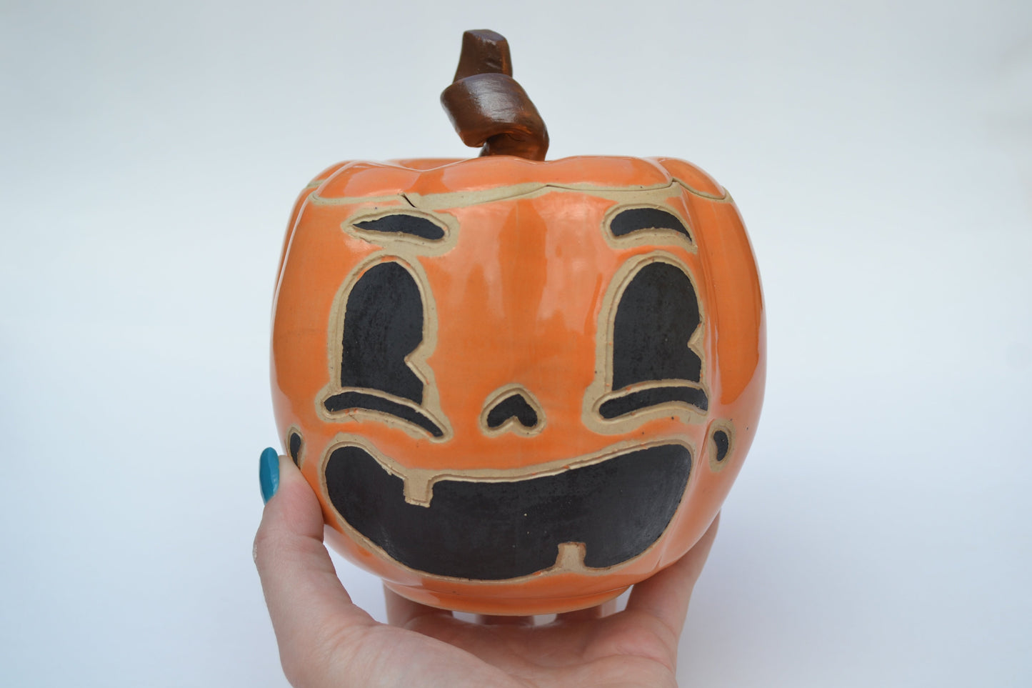 Retro Pumpkin Jar Large 2