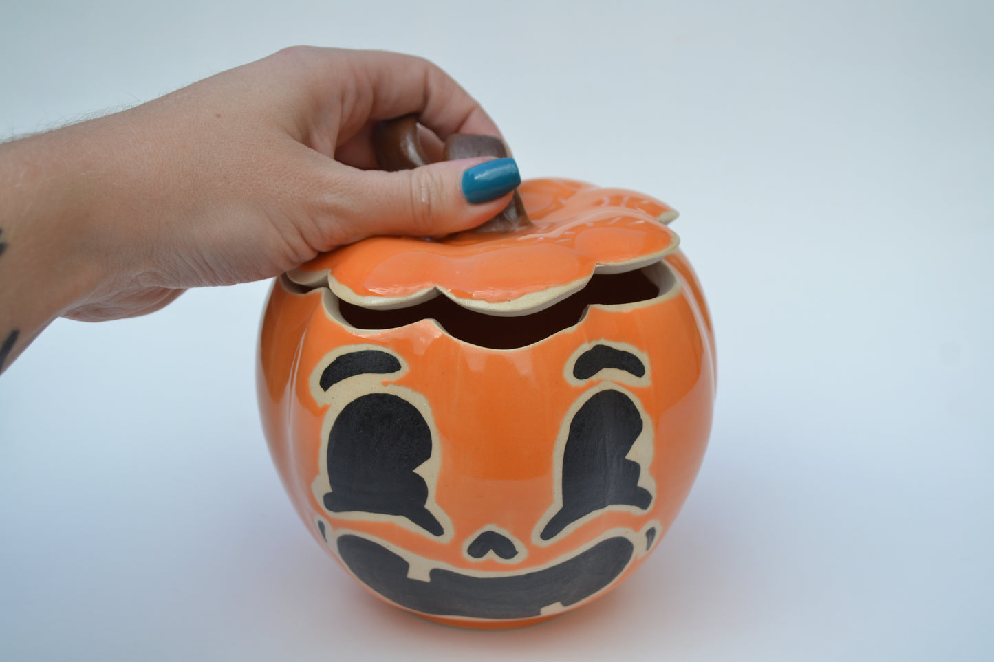 Retro Pumpkin Jar Large 3