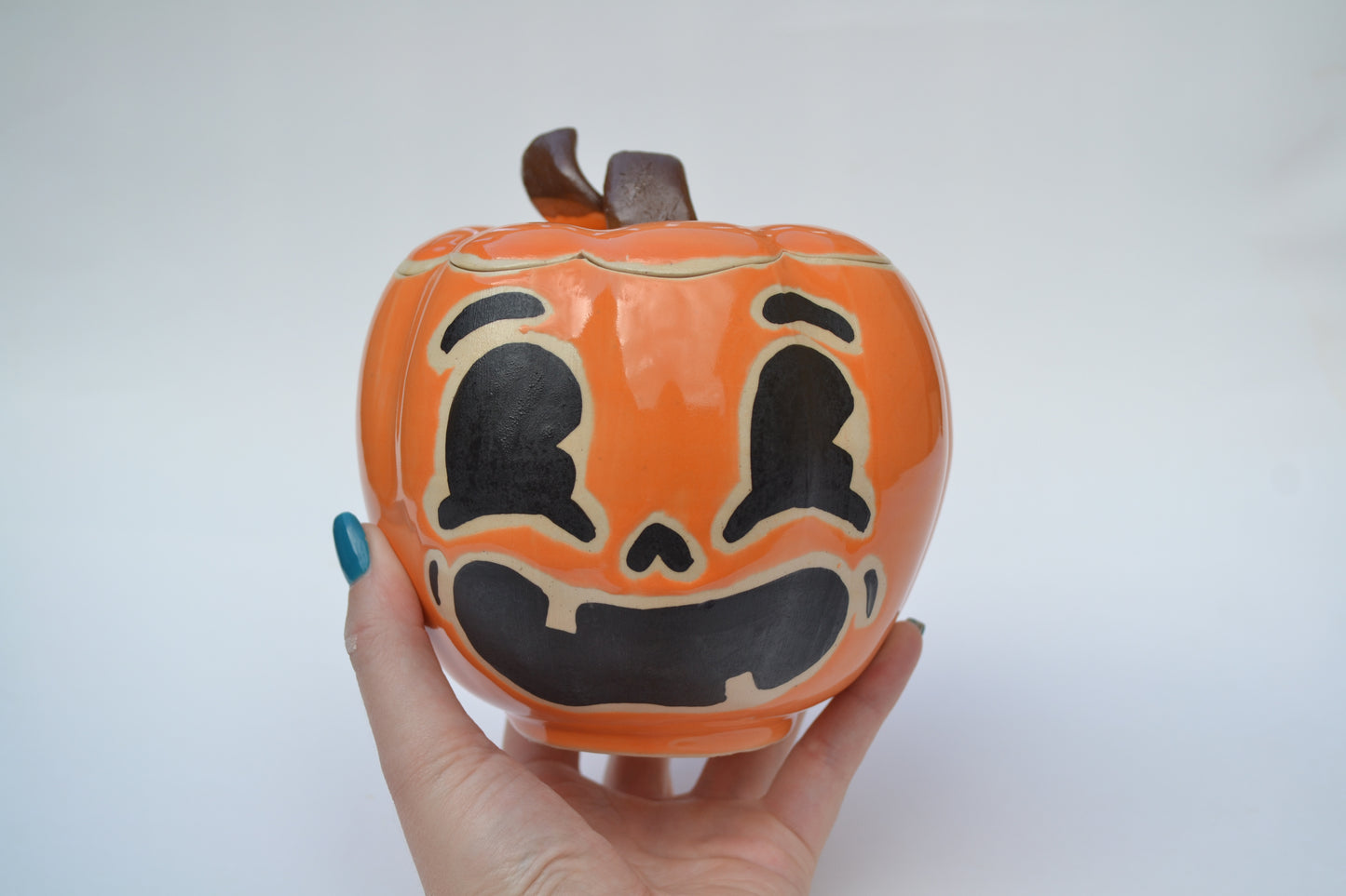 Retro Pumpkin Jar Large 3