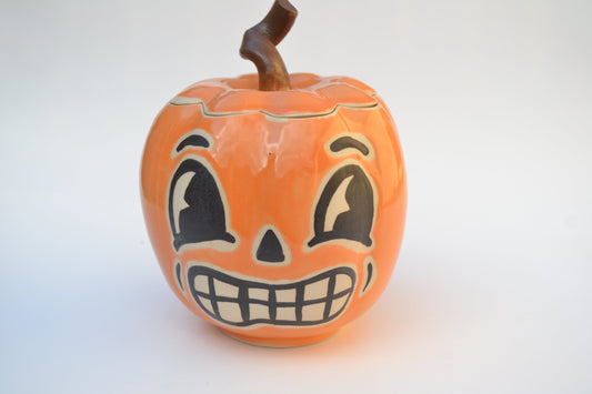 Retro Pumpkin Jar Large 1