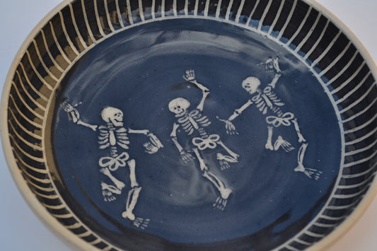 Dancing Skeletons Plate