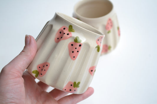 Stawberry Jam Jar Tumbler