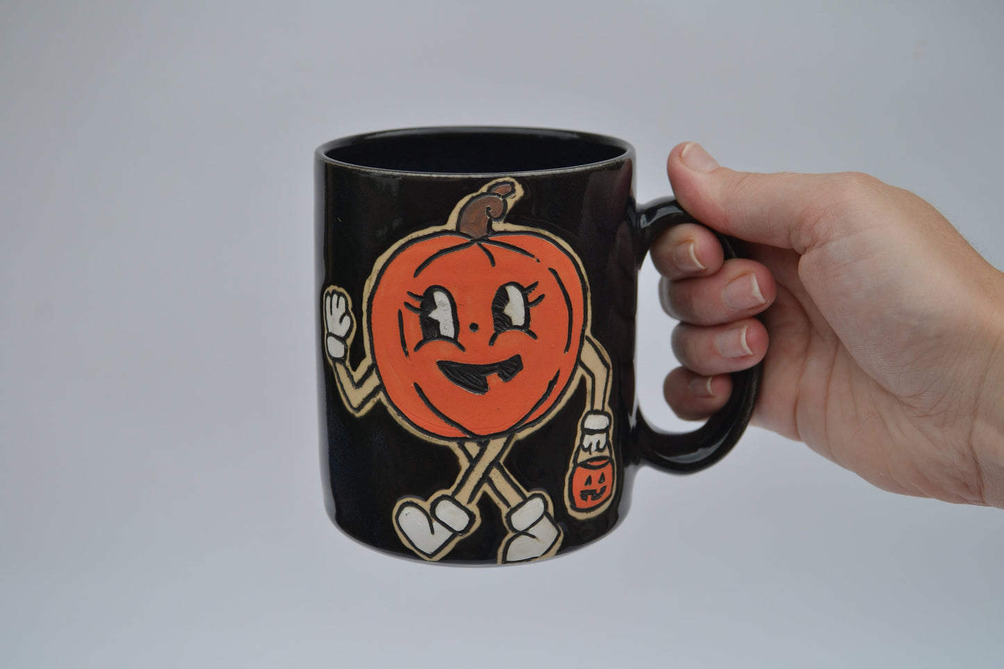 Retro Trick-or-Treaters Mug
