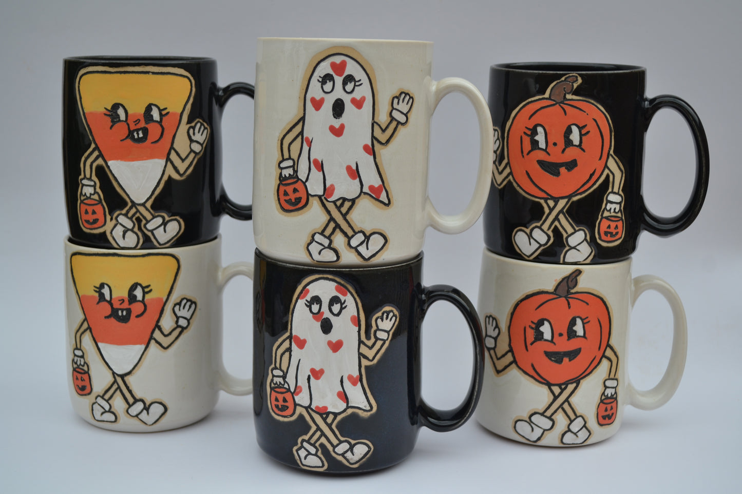 Retro Trick-or-Treaters Mug