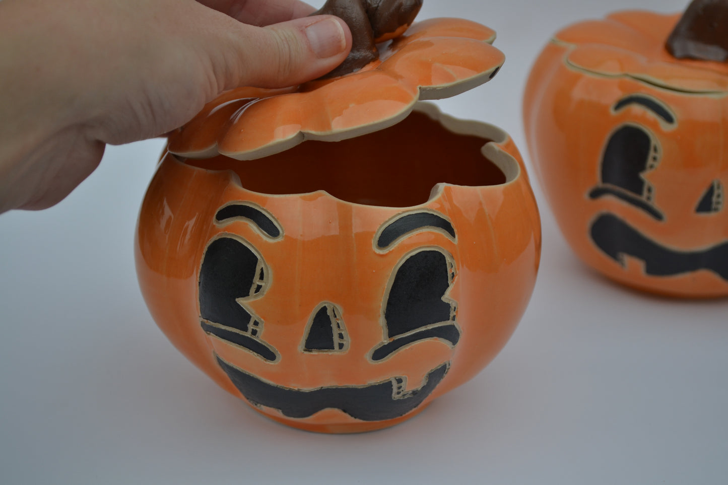 Retro Pumpkin Jars