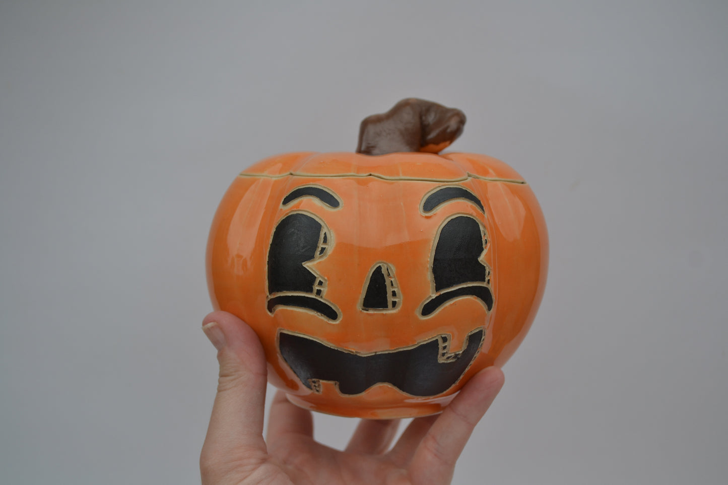 Retro Pumpkin Jars