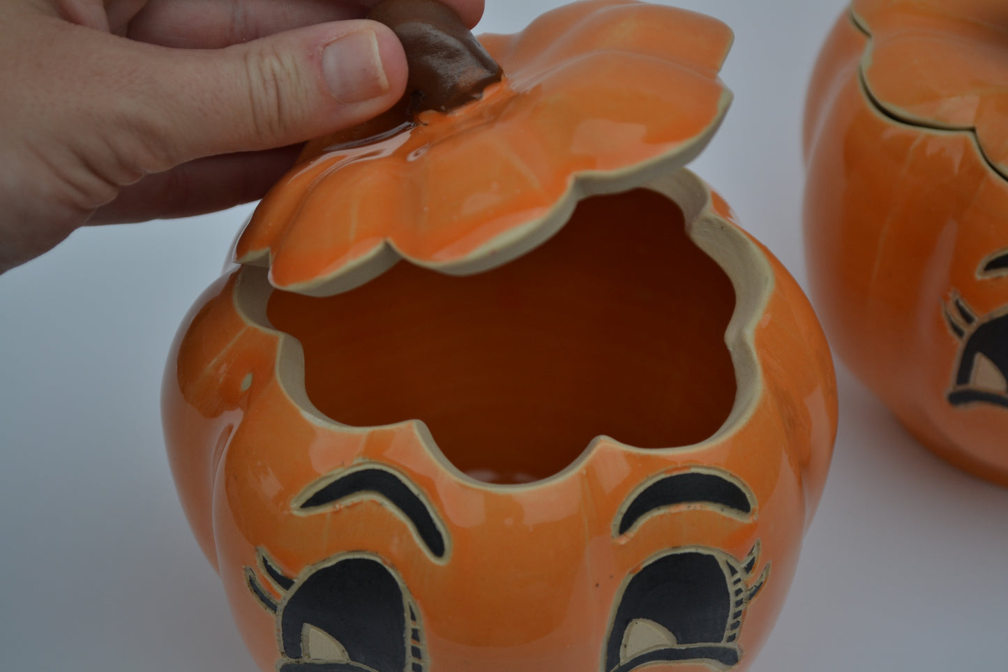 Retro Pumpkin Jars