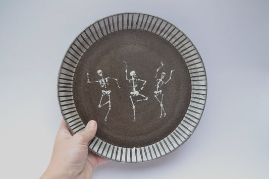 Dancing Skeletons Plate