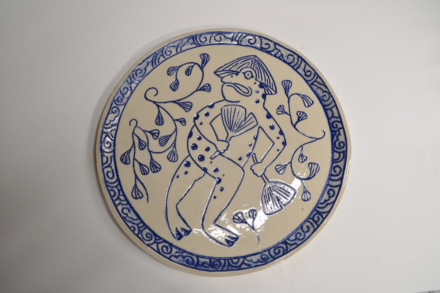 Custom Froggy Plate