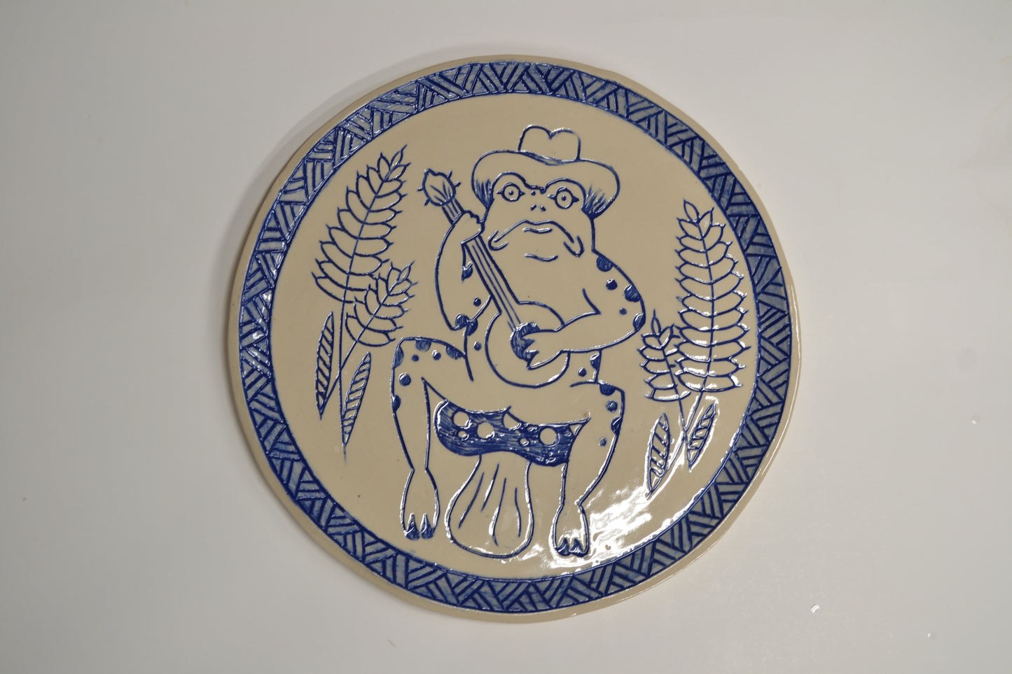 Custom Froggy Plate