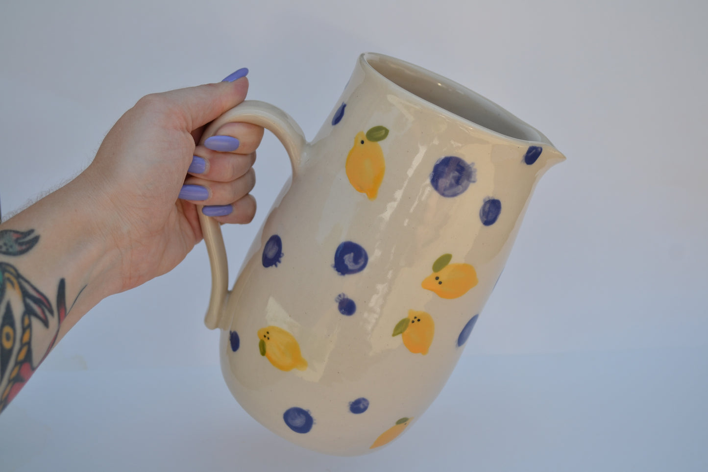 Lemons & Blueberries Pitcher